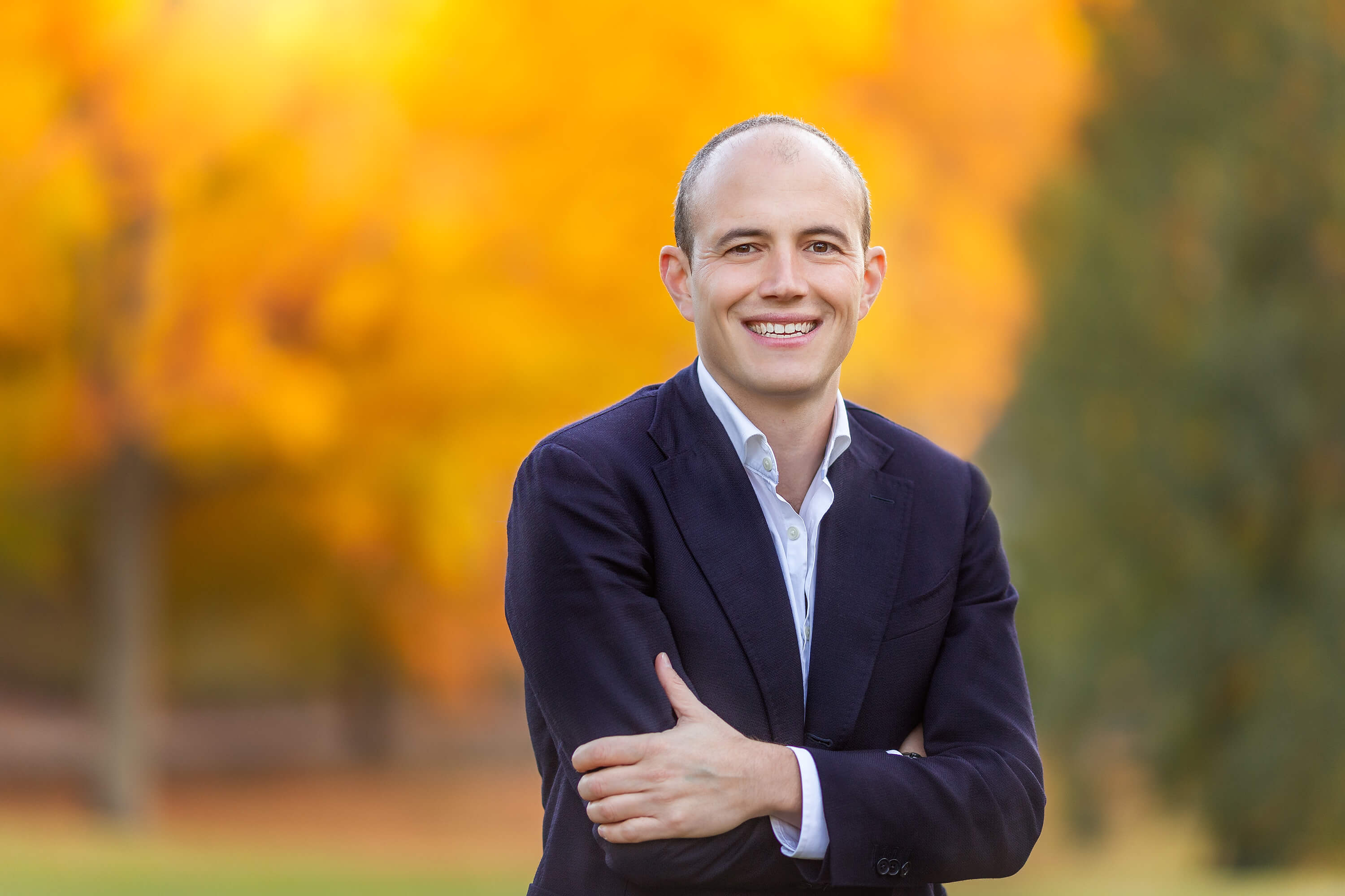 personal branding photos outdoors in lexington during fall