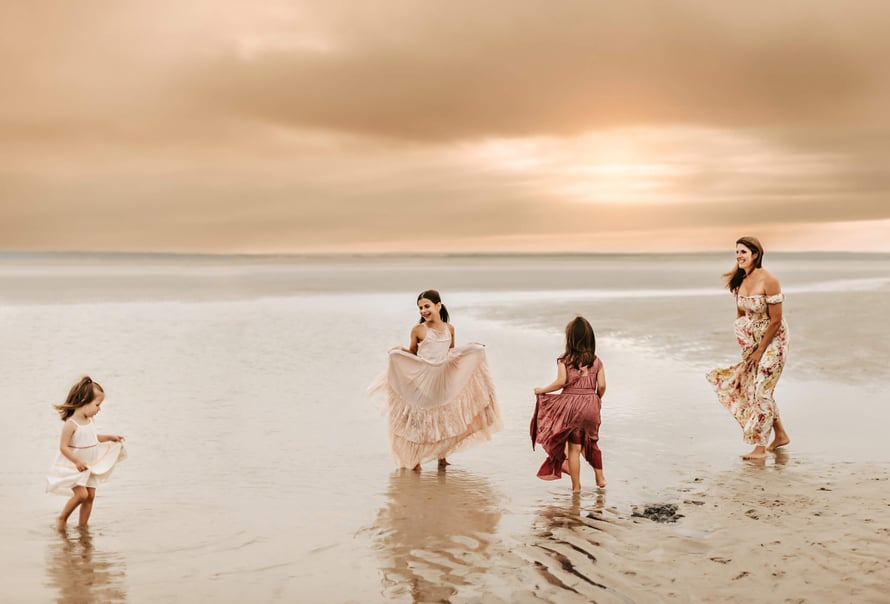 Beach Photo Session - Mayflower Cape Cod - Andre Toro Photography - Boston Area - Girls