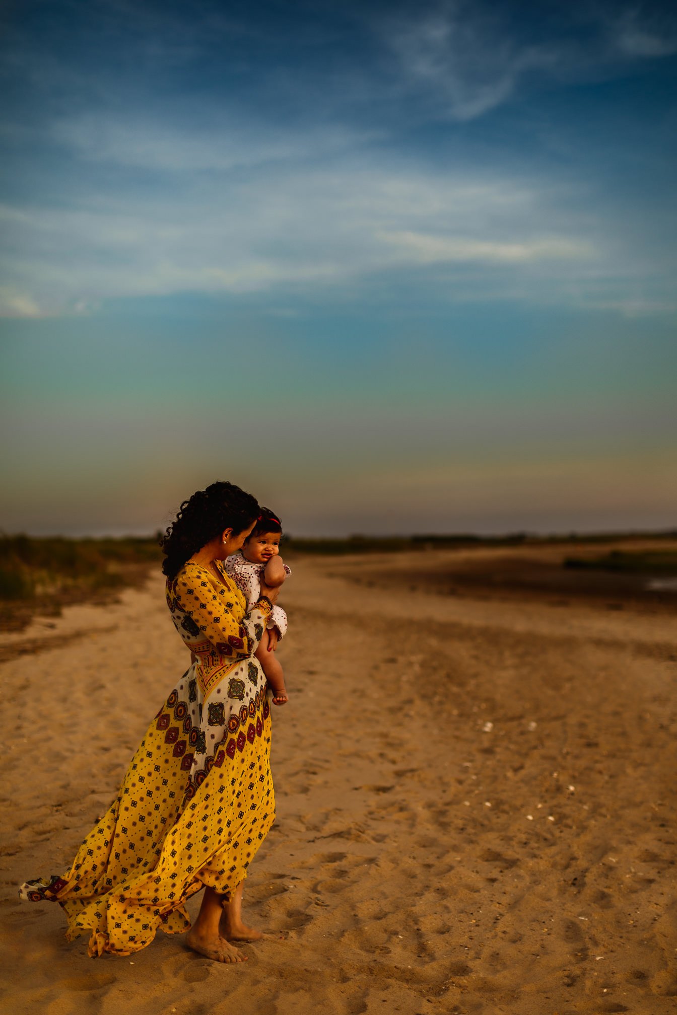 Boston Beach Family Session - Fine Art -38