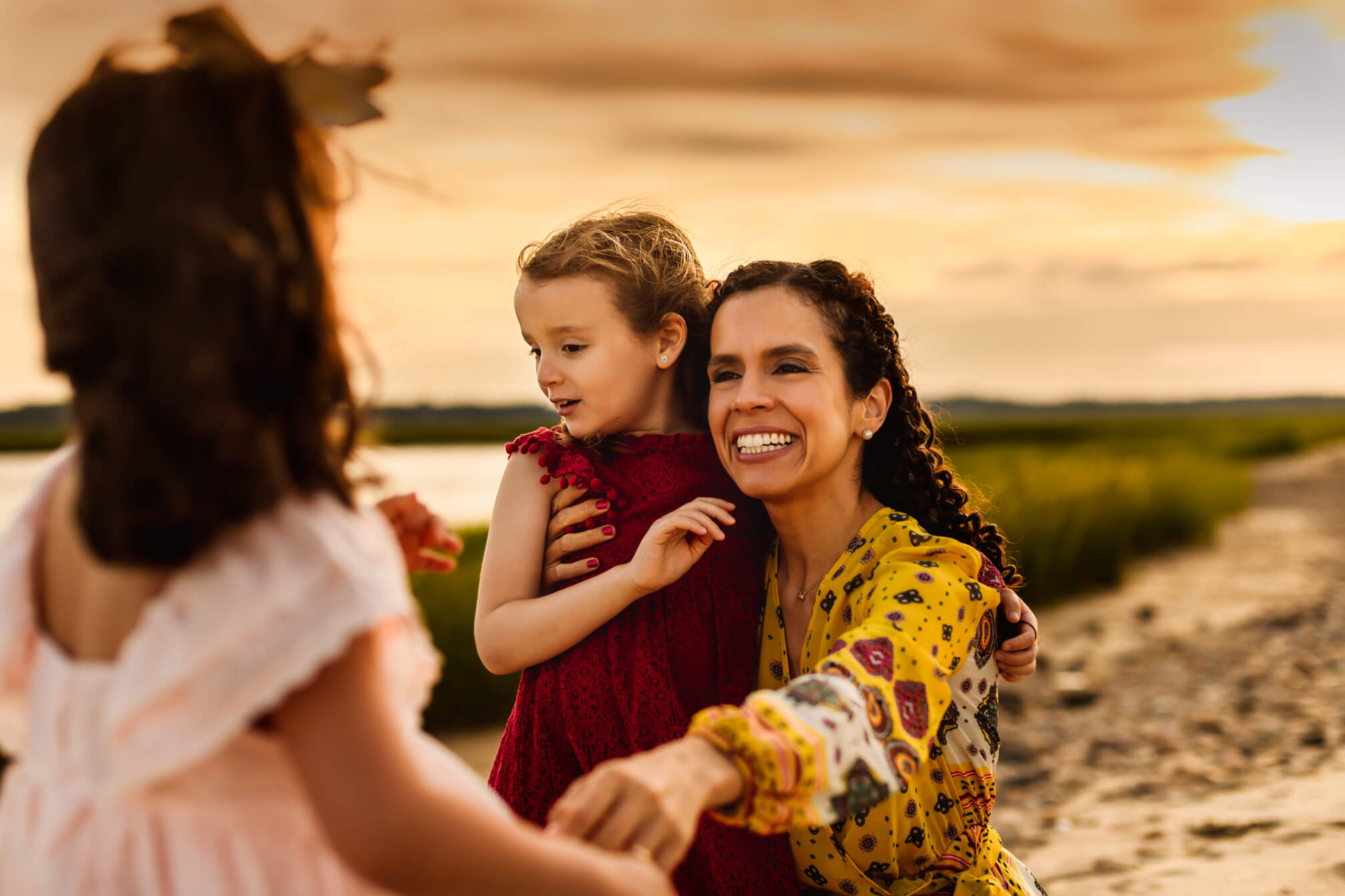 Boston Beach Family Session - Fine Art -7