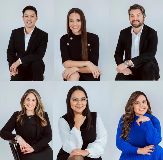 Corporate Headshots Collage at Lexington, Masssachusetts 4-1