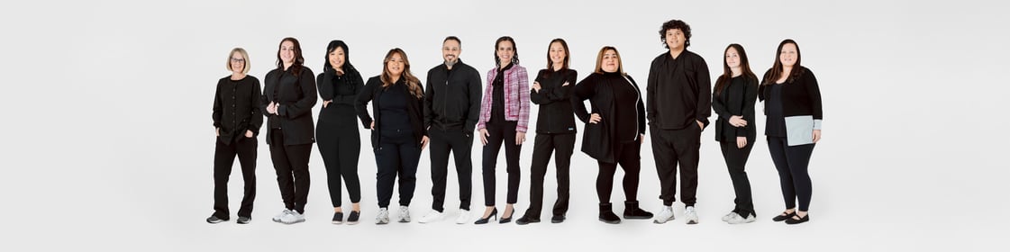 Corporate headshot group, at Photography Studio in Lexington, Massachusetts