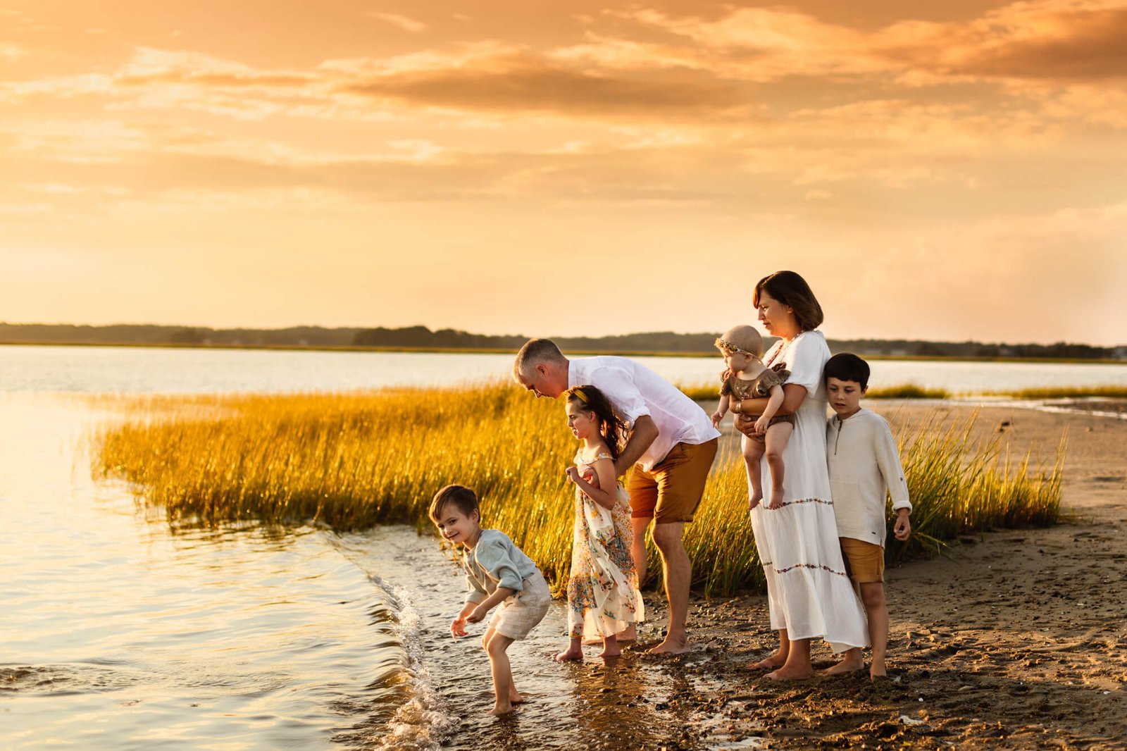 Duxbury Beach Family Photo Session -6