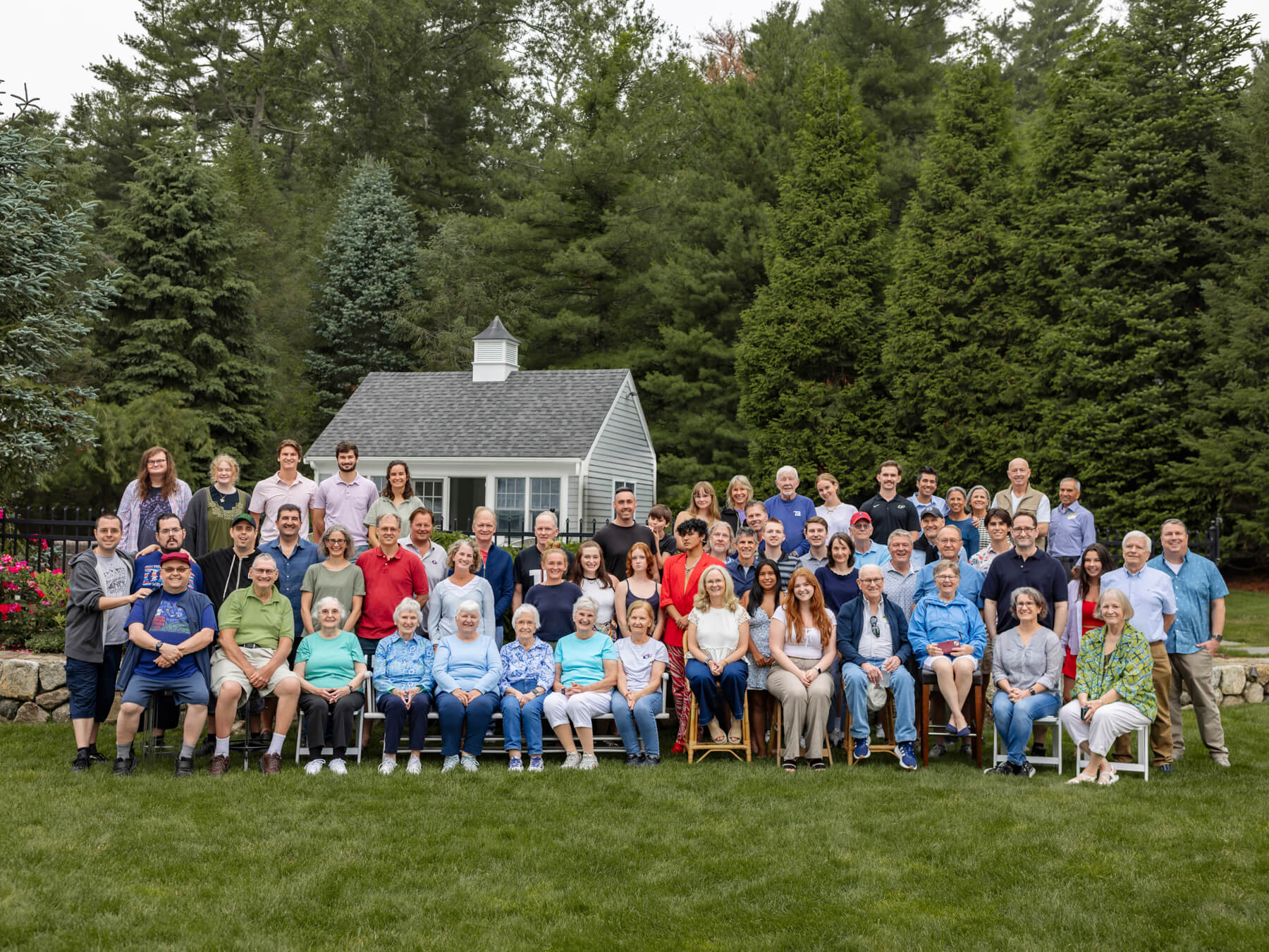 Extended Family photo at Boston, Massachusetts