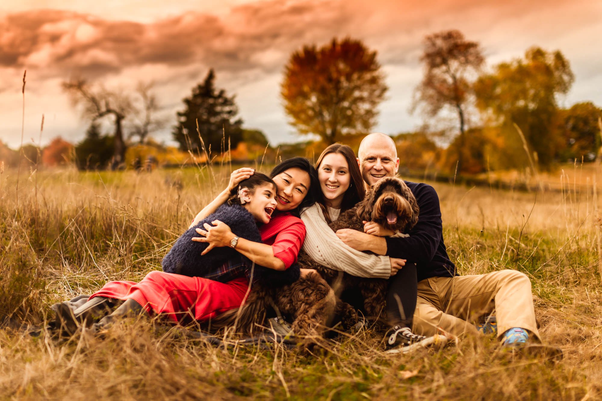 Fall - Boston Family Photographer - disabilities