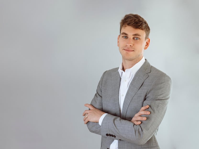 Man Headshot at Photography Studio in Lexington.