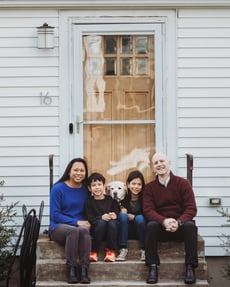 Love in Covid19 times - front door family portrait - Andre Toro Photography-99