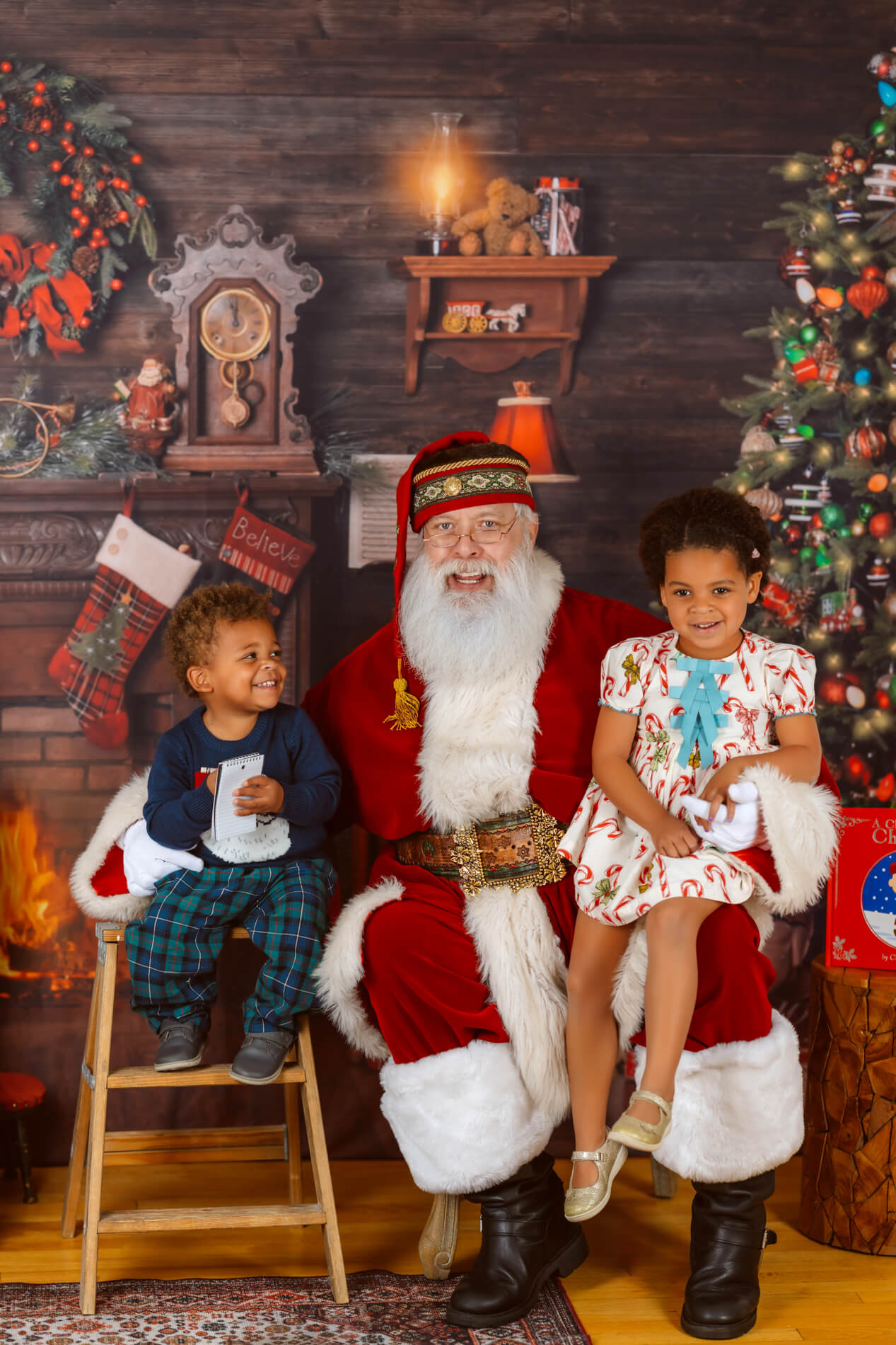 Santa in studio Lexington-8