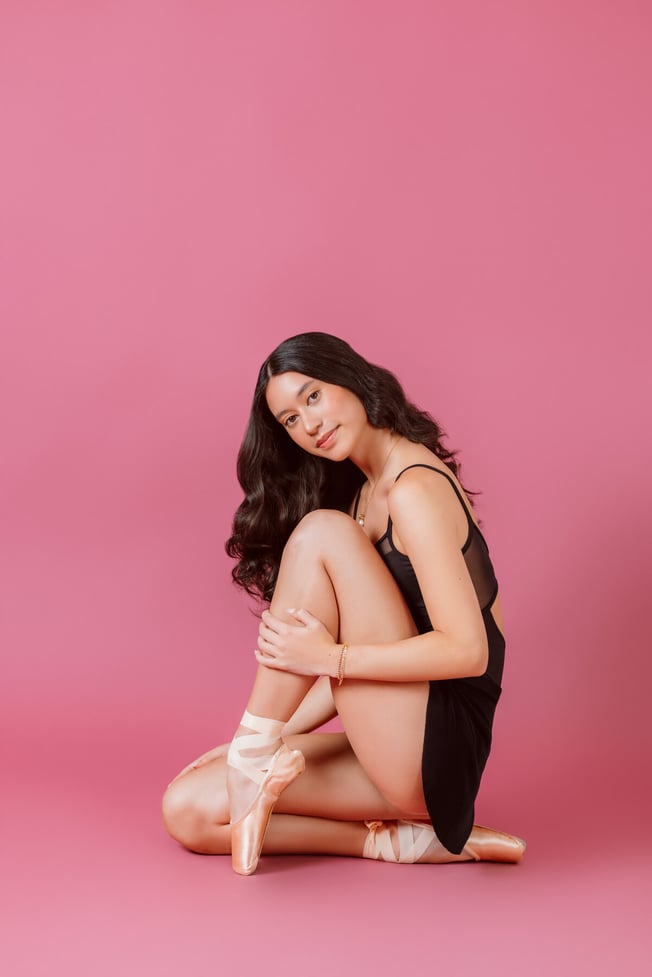 High school Senior Ballerina, at Photography Studio in Lexington