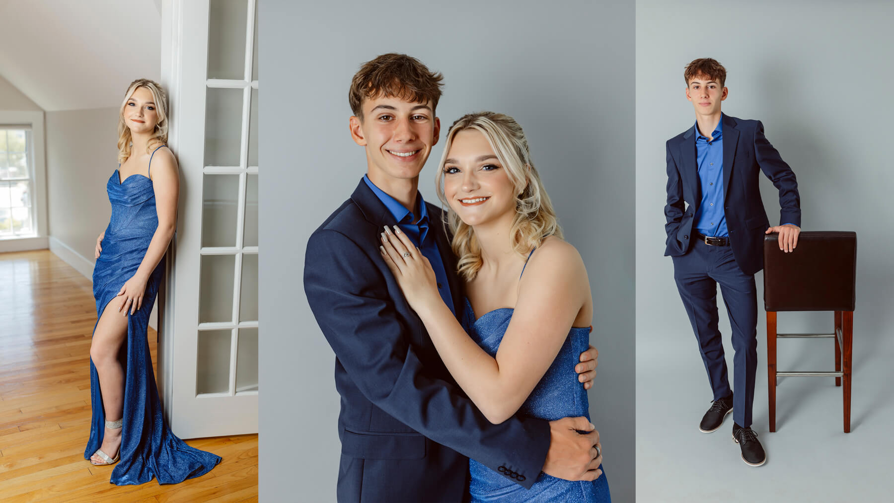 Senior couple collage at Studio, in Lexington, Massachusetts