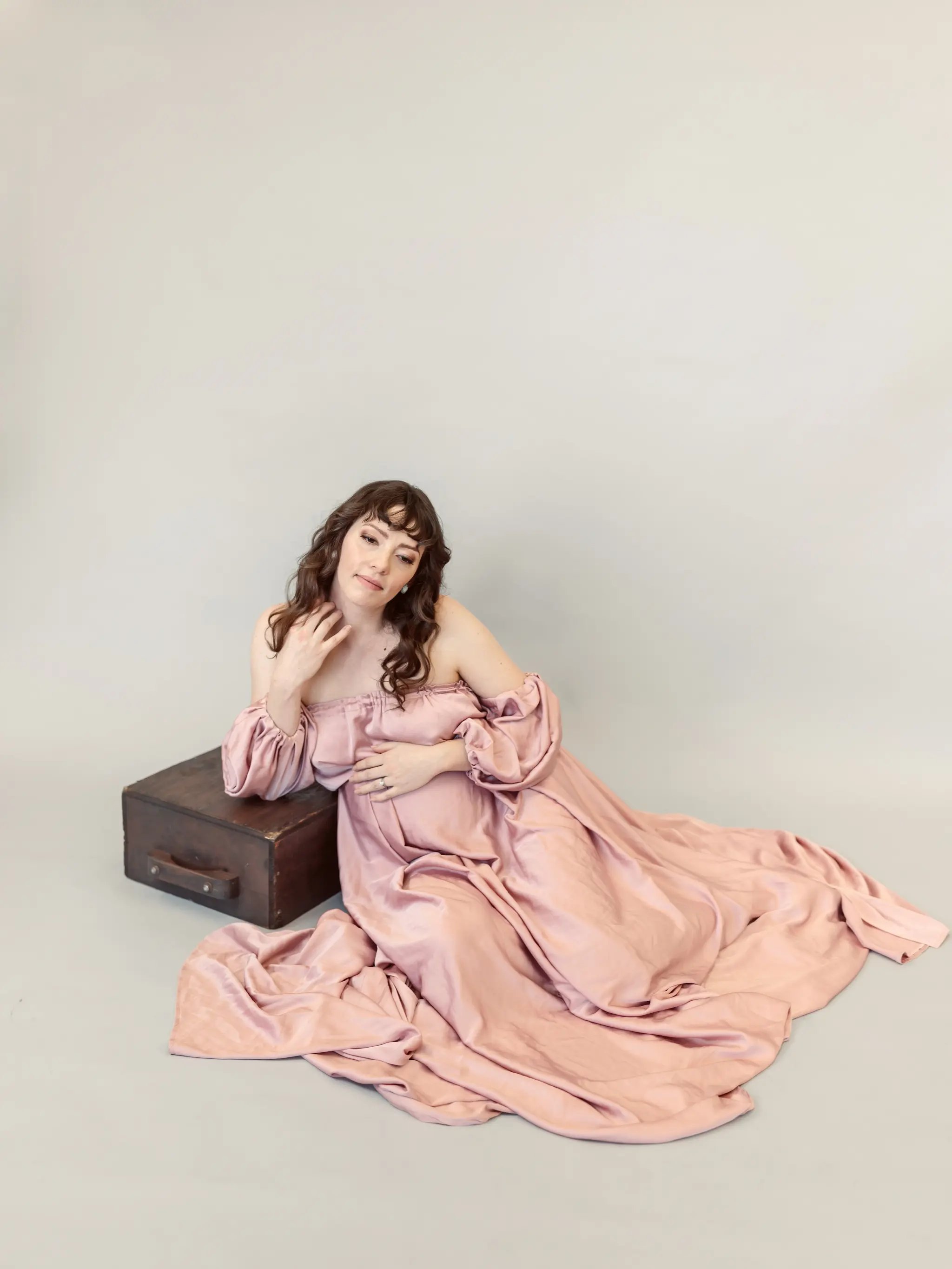 Studio Maternity Shoot - Studio in Massachusetts