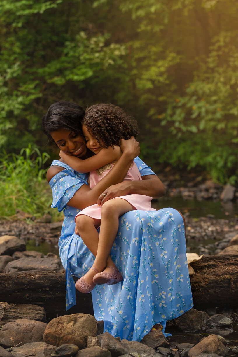Summer Fine Art Family Portraits, Boston Family Photographer, mom 2