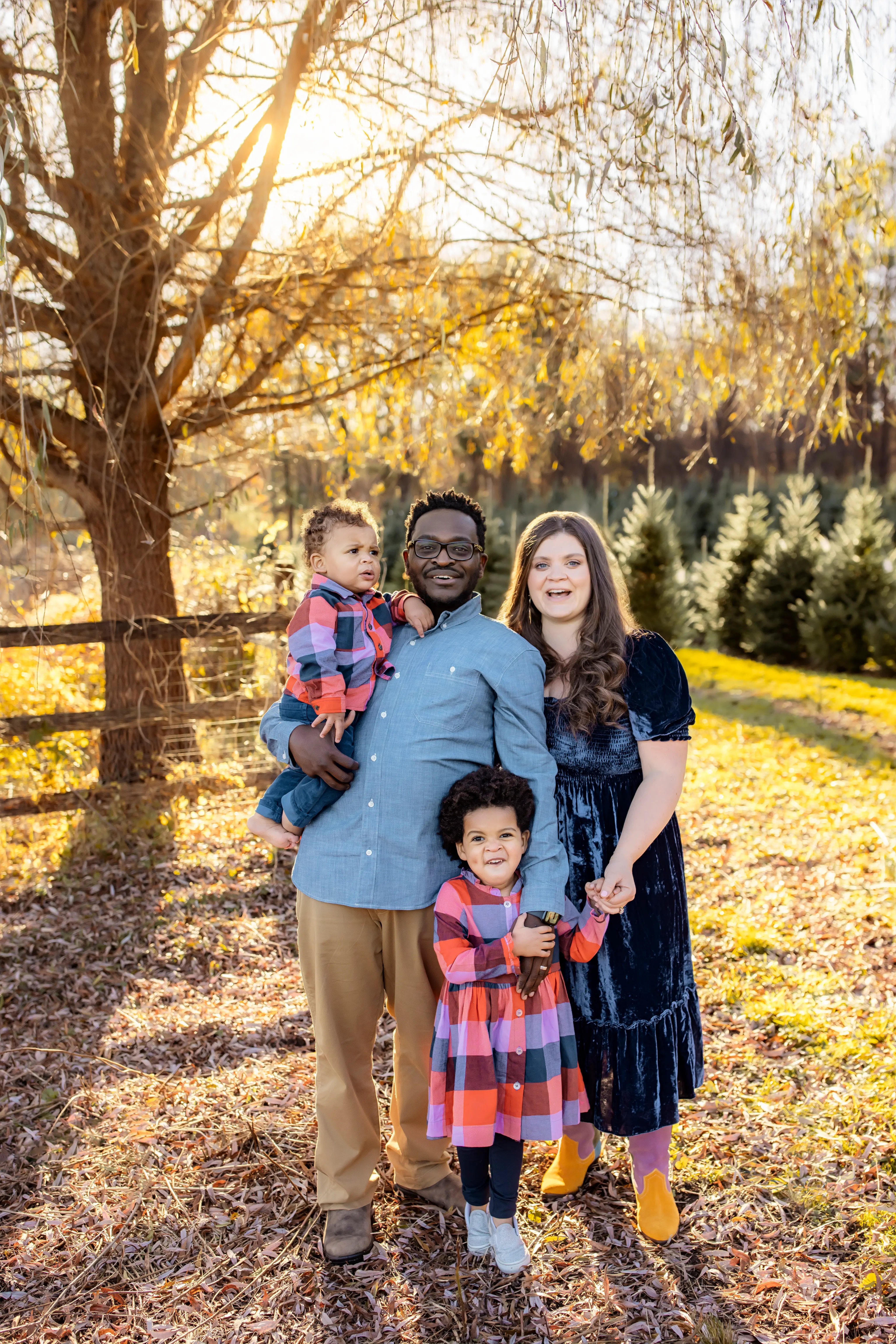 fall_family portrait - tree farm photography