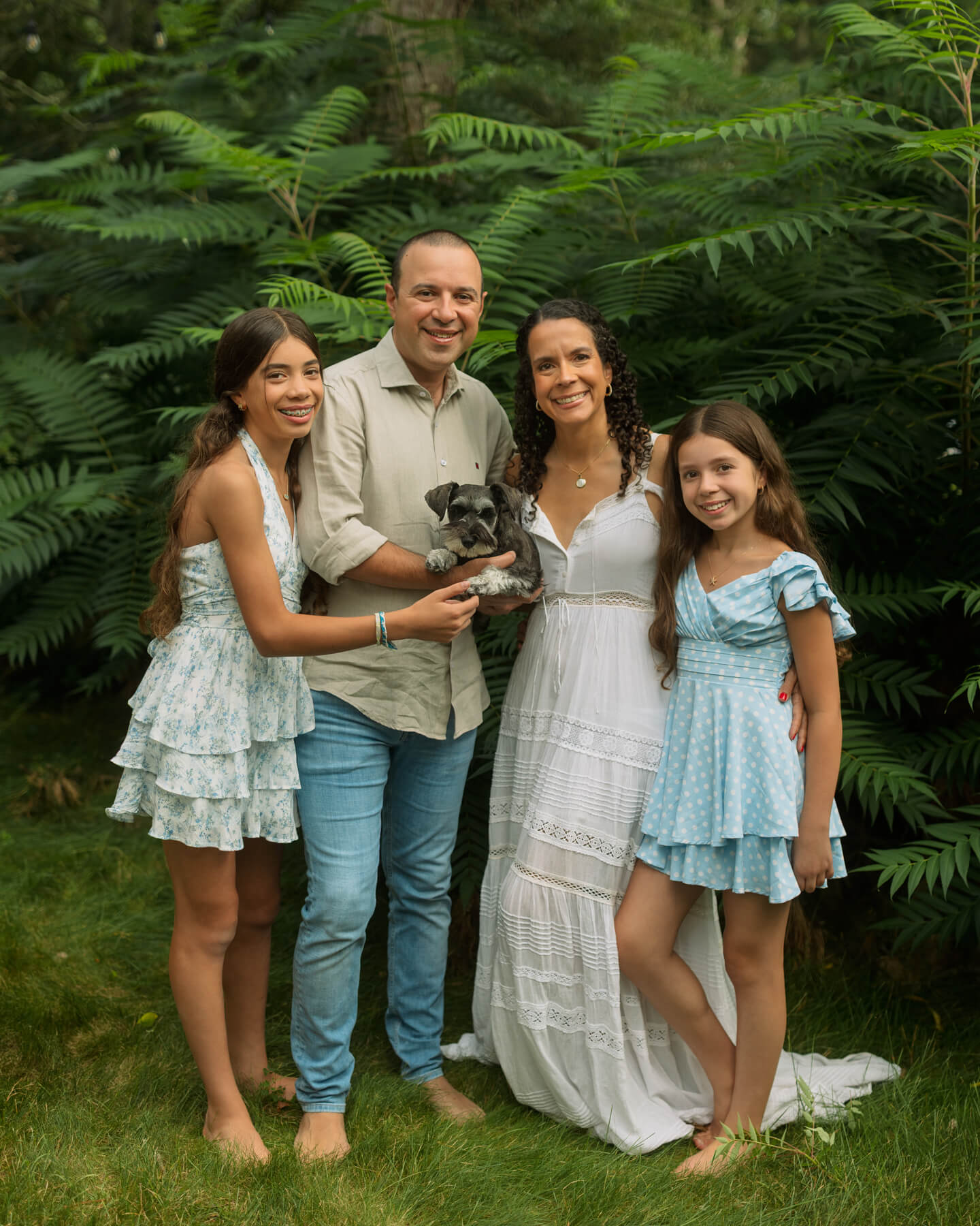 family photo with our dog in cape cod-7 (1)