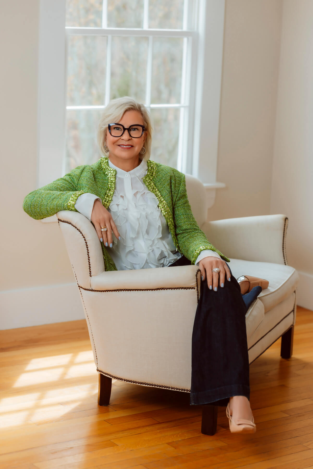 headshot of a woman in the studio in Lexington MA-6