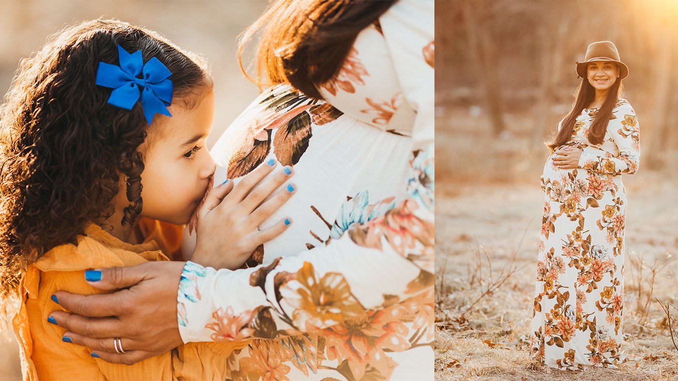 maternity pregnancy session outdoors