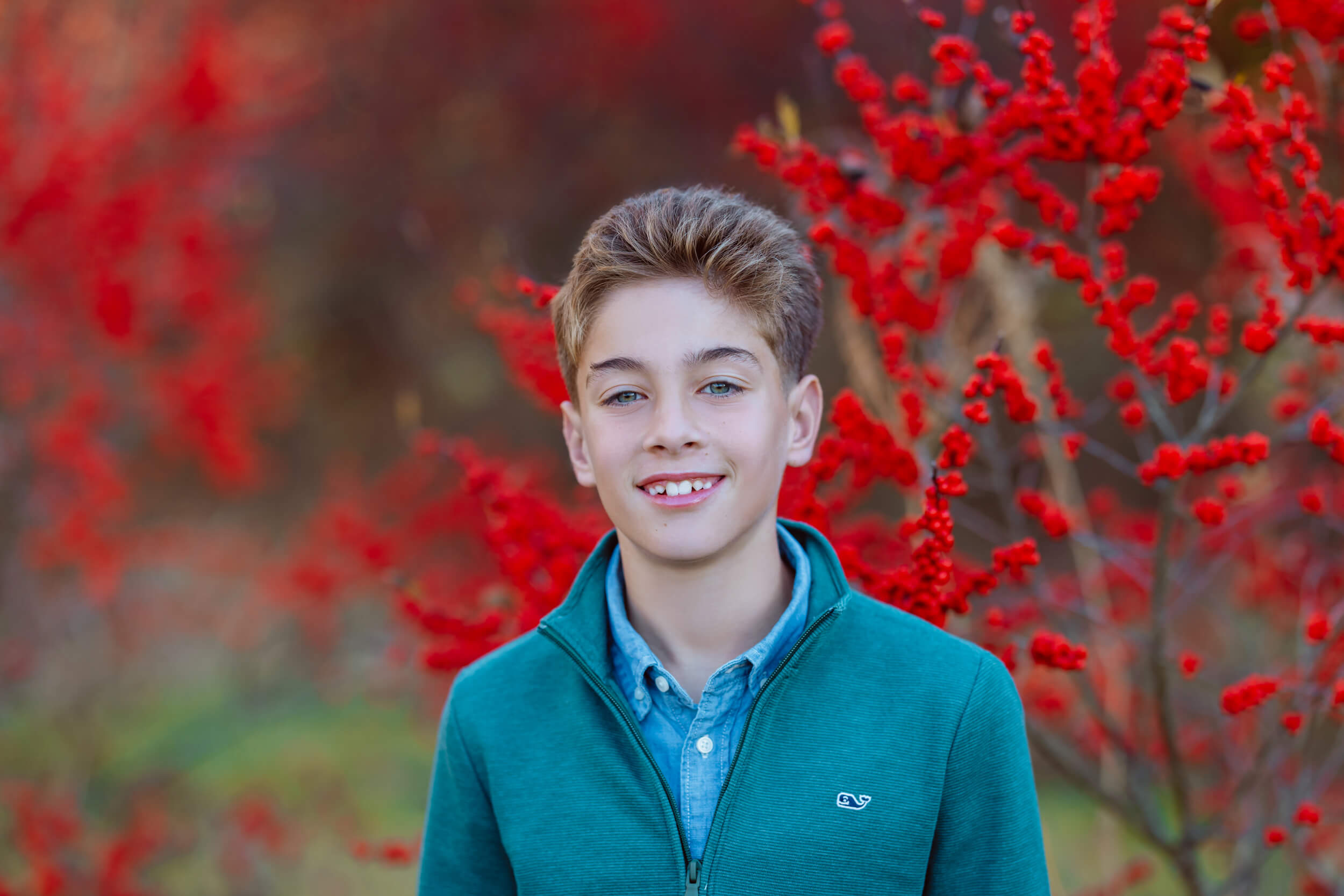 outdoors kid portrait in boston - classic posed portrait-18