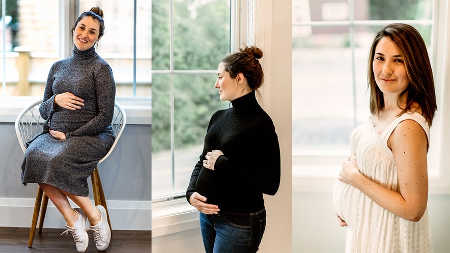 pregnancy indoors maternity collage