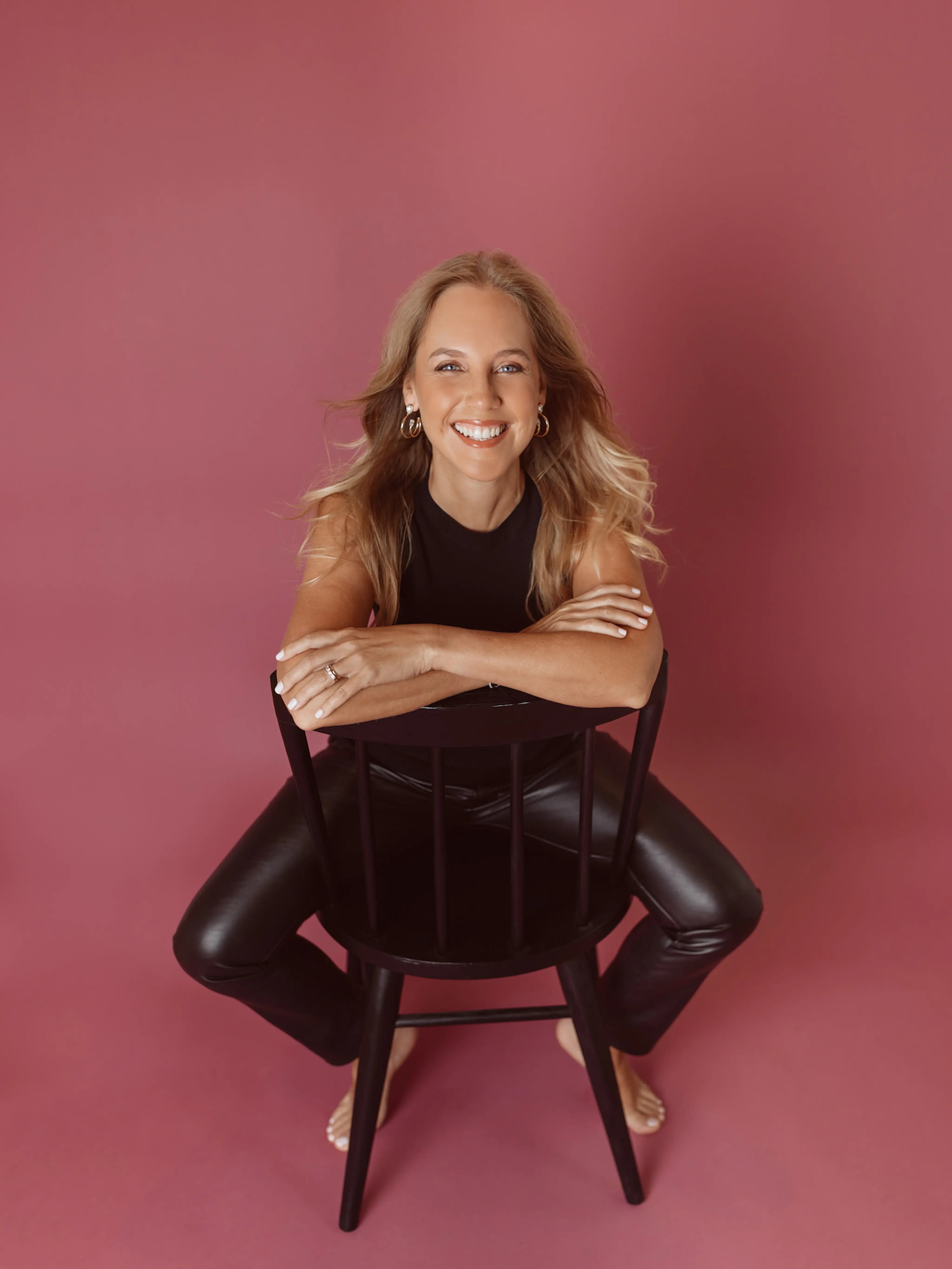 studio_Woman in Chair Portrait - 40 over 40 Photography in Massachusetts
